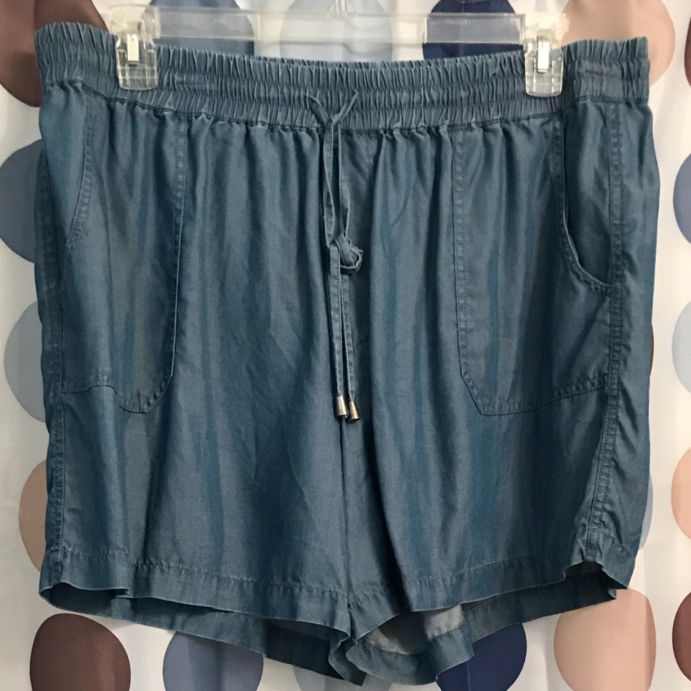 Breezy Chambray Shorts
